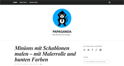 Desktop Screenshot of papaganda.org